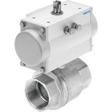 Ball valve Series: VZBM Brass Pneumatic operated Internal thread (BSPP) PN25/40